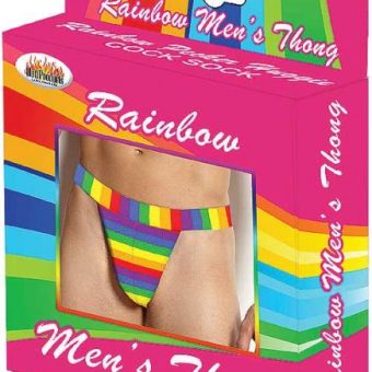 Rainbow Men's Thong One Size