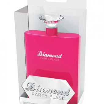 Diamond Party Flask Pink