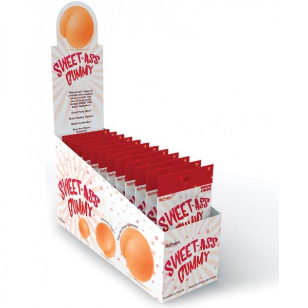 Sweet Ass Gummy Butt Shaped Gummies 12 Piece Display