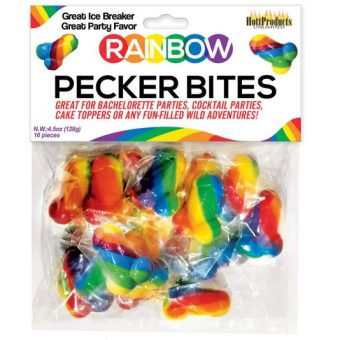 Rainbow Pecker Bites 16 Pieces