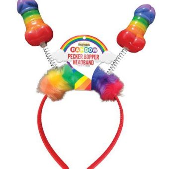 Rainbow Pecker Bopper Head Band O/S