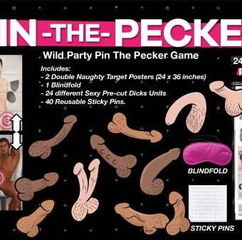 Pin The Pecker Party Game