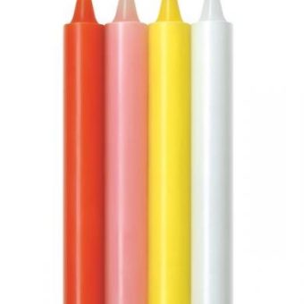 Make Me Melt Sensual Warm Drip Candles 4 Pack Pastel