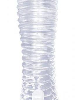 The Nines Vibrating Sextenders Ribbed Clear