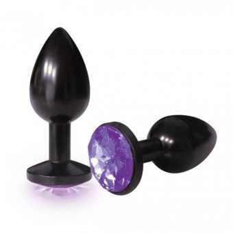 The Starter Anodized Bejeweled Steel Plug Violet