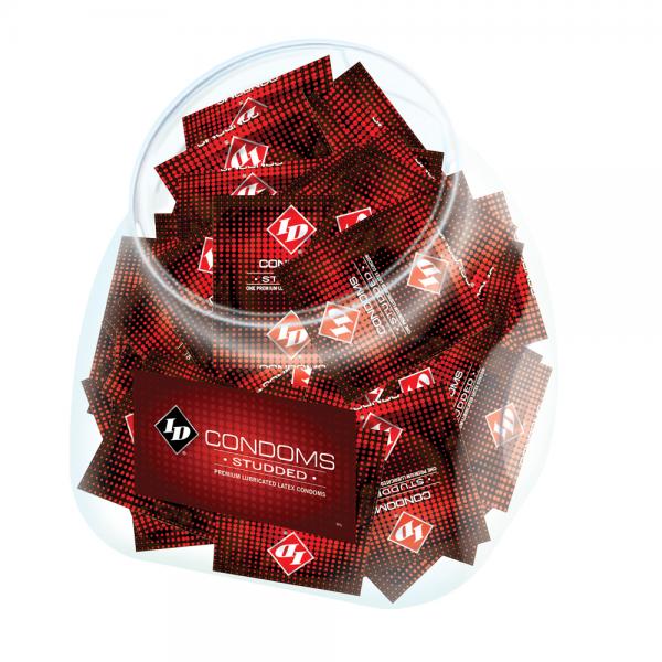 Id Studded Condom Jar 144pcs (out Mid April)