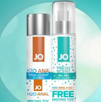 Jo H2o Anal Original 4oz W/ Misting Toy Cleaning 4oz Gwp