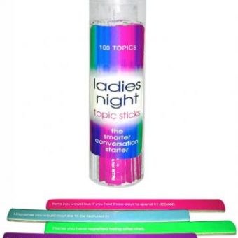 Ladies Night Topic Sticks Game