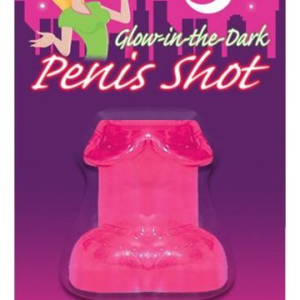 Glow In The Dark Penis Shot Glass Pink