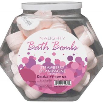 Naughty Bath Bombs Fishbowl Display 24 Piece