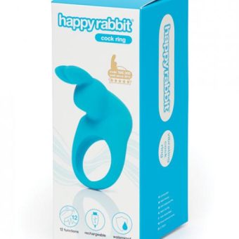 Happy Rabbit Rabbit Cock Ring Blue