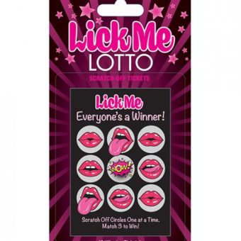 Lick Me Lotto 12 Winning Tickets