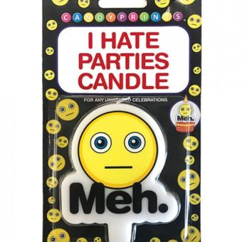 I Hate Parties Candle Meh