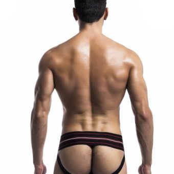 Mob Fetish Jockstrap Black Small 3in Waistband(bulk)
