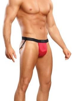 Jock Satin Lycra Red S/m
