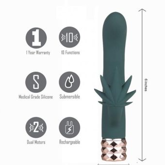 Kusha 10 Function Rechargeable Silicone Cannabis Rabbit
