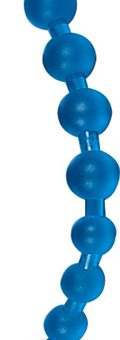 Jumbo Thai Anal Beads Blue