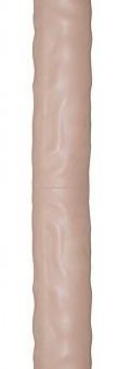 Real Skin All American Whoppers Double Dong 18" - Beige