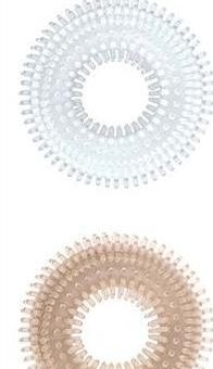 Mack Tuff Ribbed Cock Rings Clear/Smoke 2 Pack