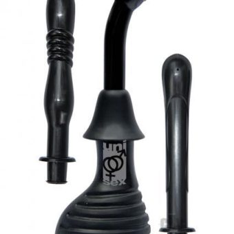 The Big Douche W/3 Unique Attachments Black