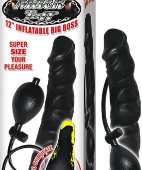 Mack Tuff 12 inches Inflatable Big Boss Dildo Black