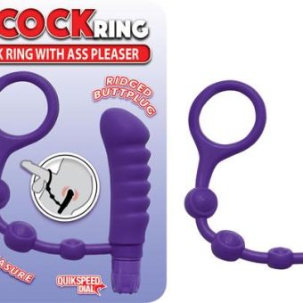 My Cockring With Ass Pleaser Purple