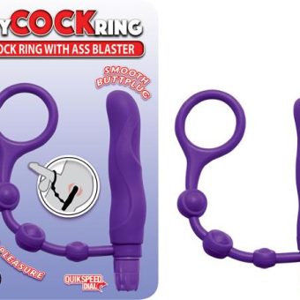 My Cockring With Ass Blaster Purple