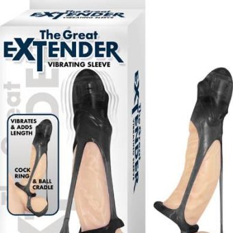 The Great Extender Vibrating Sleeve Black