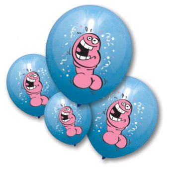 Bachelorette Pecker Balloons 6 Pack
