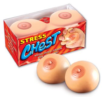 Stress Chest Squeeze Balls Beige