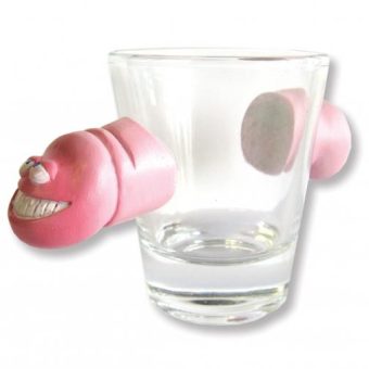 Horizontal Penis Shot Glass