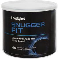 Lifestyles Snugger Fit Condoms 40pc Bowl