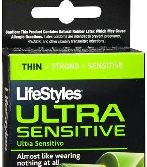 Lifestyles Condom Ultra Sensitive Lubricated 3 Pack