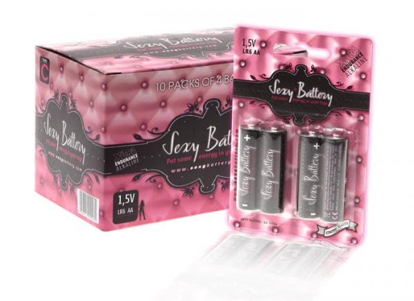 Sexy Battery AA/LR6 10 Pack Display