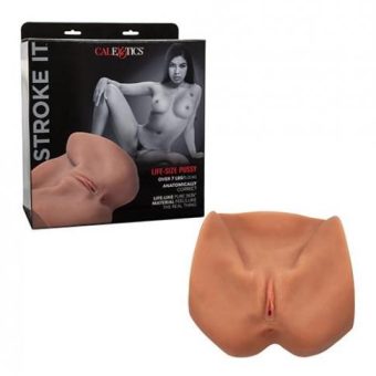 Stroke It Life-size Pussy Brown