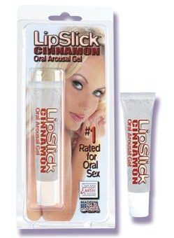 LipSlick Cinnamon Oral Arousal Gel