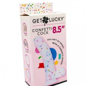 Shibari Get Lucky Confetti Cock 8.5in
