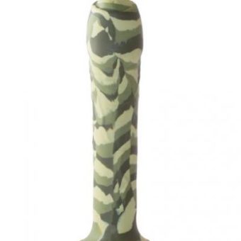 Major Dick Commando Uncut Green Camo Dong