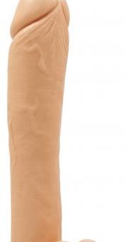 Exxxtreme Dong Suction 12 Inches Beige