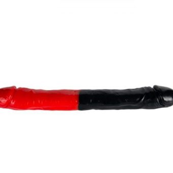 Man Magnet Exxxtreme 17 inches Double Dong Red Black