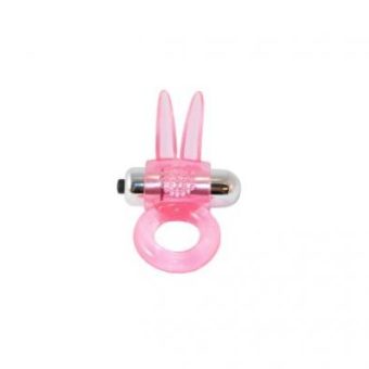 Ribbidy Rabbit Vibrating Cock Ring Pink