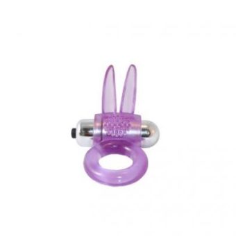 Ribbidy Rabbit Vibrating Cock Ring Purple