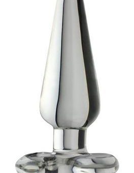 Spade Anal Plug Clear - Medium