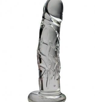 Medium 8" Realistic Glass Dildo