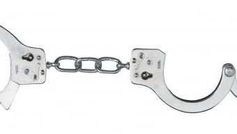 Nickel Coated Steel Handcuffs With Single Lock - Silver