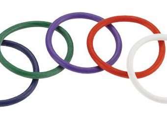 Rainbow Rubber C Ring 5 Pack - 2 inch