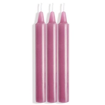Lacire Violet Drip Pillar Candles