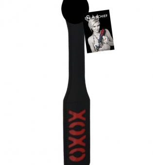 Sex And Mischief XOXO Paddle Black 12 Inches