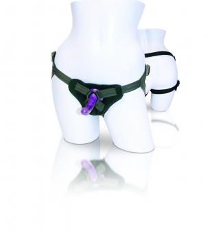 Strap On and 5" Silicone Dildo