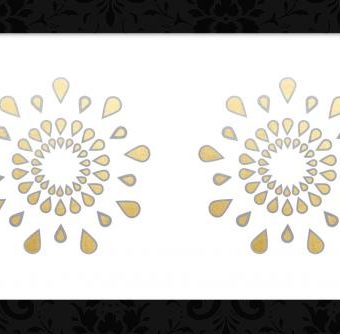 Nipple Pasties Gold/Silver